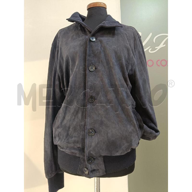 GIACCA UOMO SOMETHING SPECIAL BLU RENNA PELLE | Mercatino dell'Usato Roma gregorio vii 1