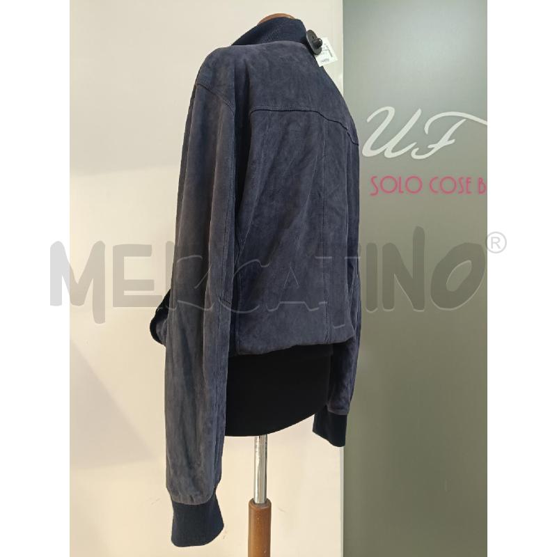 GIACCA UOMO SOMETHING SPECIAL BLU RENNA PELLE | Mercatino dell'Usato Roma gregorio vii 3