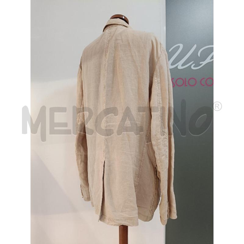 GIACCA UOMO TRUSSARDI JEANS BEIGE LINO | Mercatino dell'Usato Roma gregorio vii 3