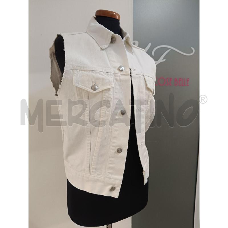 GILET DONNA DANIELE ALESSANDRINI BIANCO | Mercatino dell'Usato Roma gregorio vii 1