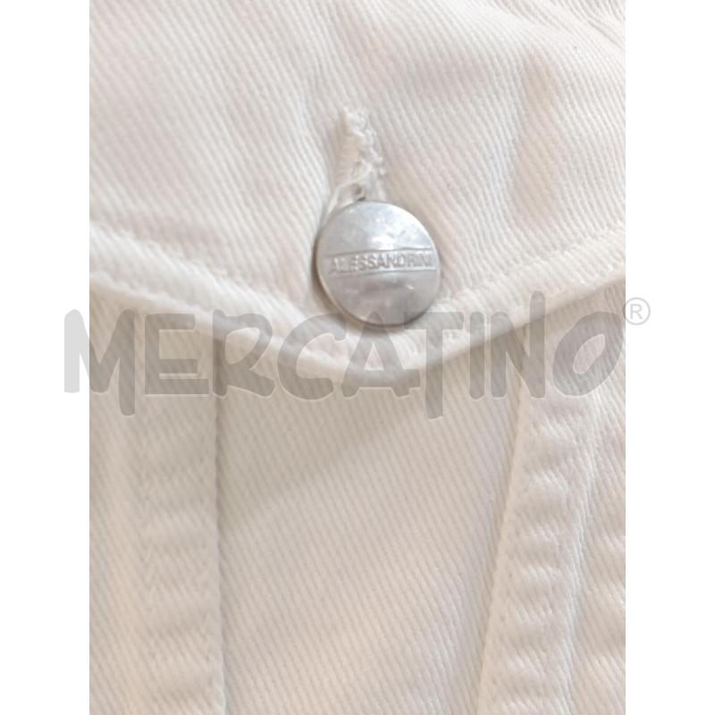 GILET DONNA DANIELE ALESSANDRINI BIANCO | Mercatino dell'Usato Roma gregorio vii 2