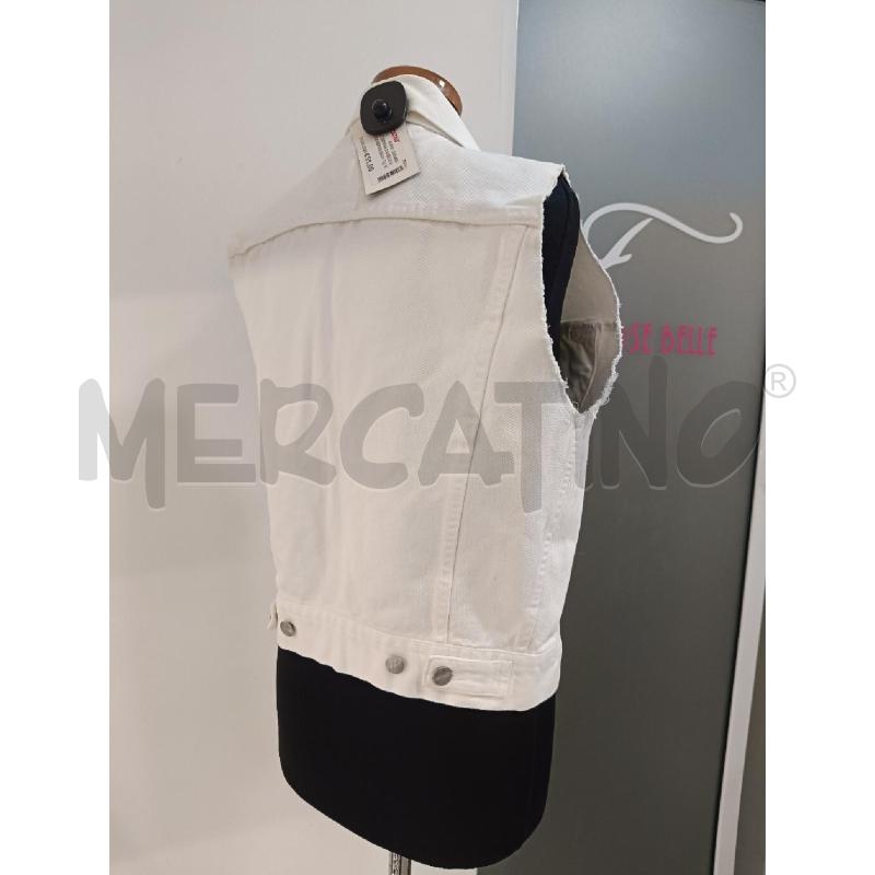 GILET DONNA DANIELE ALESSANDRINI BIANCO | Mercatino dell'Usato Roma gregorio vii 4