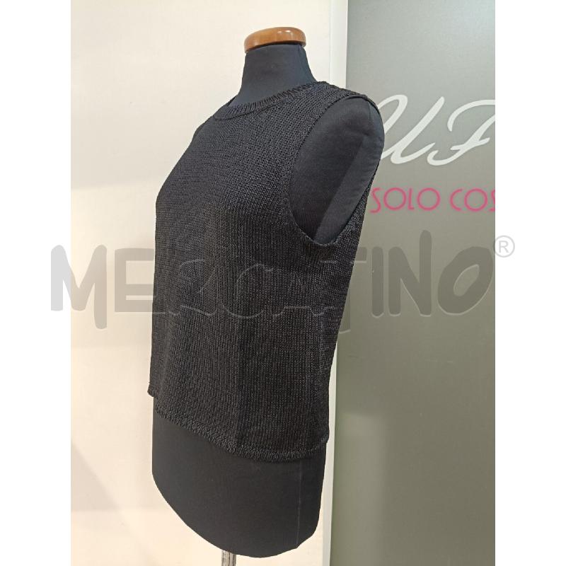 GILET DONNA DKNY NERO SETA | Mercatino dell'Usato Roma gregorio vii 2