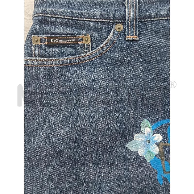 GONNA D&G DENIM FIORI VERNICIATI | Mercatino dell'Usato Roma gregorio vii 3