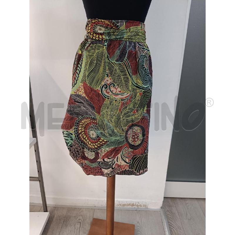 GONNA MISSONI FIORI ROSSI VERDI NERI SETA | Mercatino dell'Usato Roma gregorio vii 1