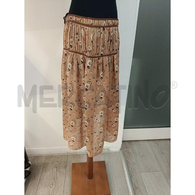 GONNA MIU MIU MARRONE SETA | Mercatino dell'Usato Roma gregorio vii 3