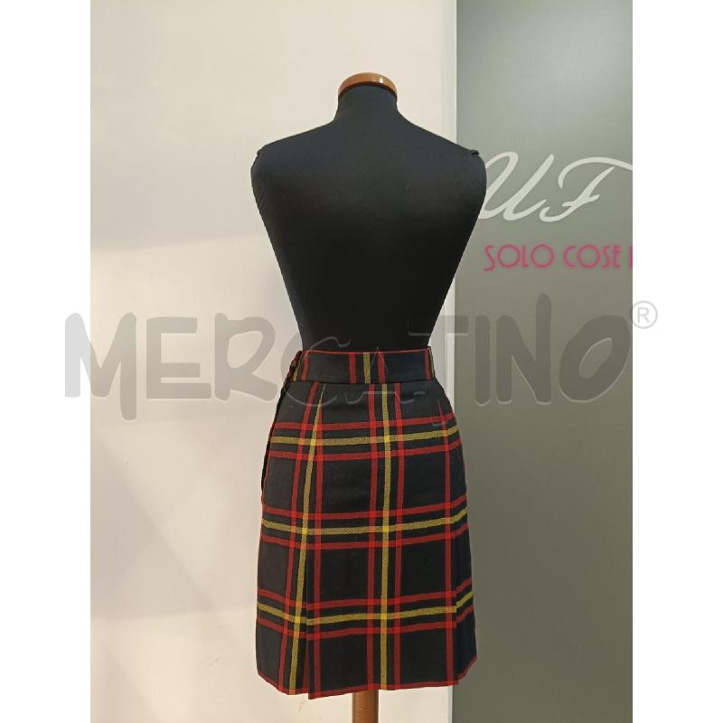 GONNA MOSCHINO NERA CHECK GIALLO ROSSO | Mercatino dell'Usato Roma gregorio vii 3