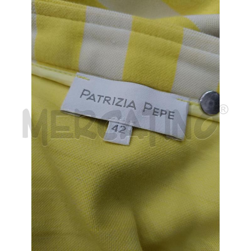 GONNA PATRIZIA PEPE RIGHE GIALLE BEIGE | Mercatino dell'Usato Roma gregorio vii 4