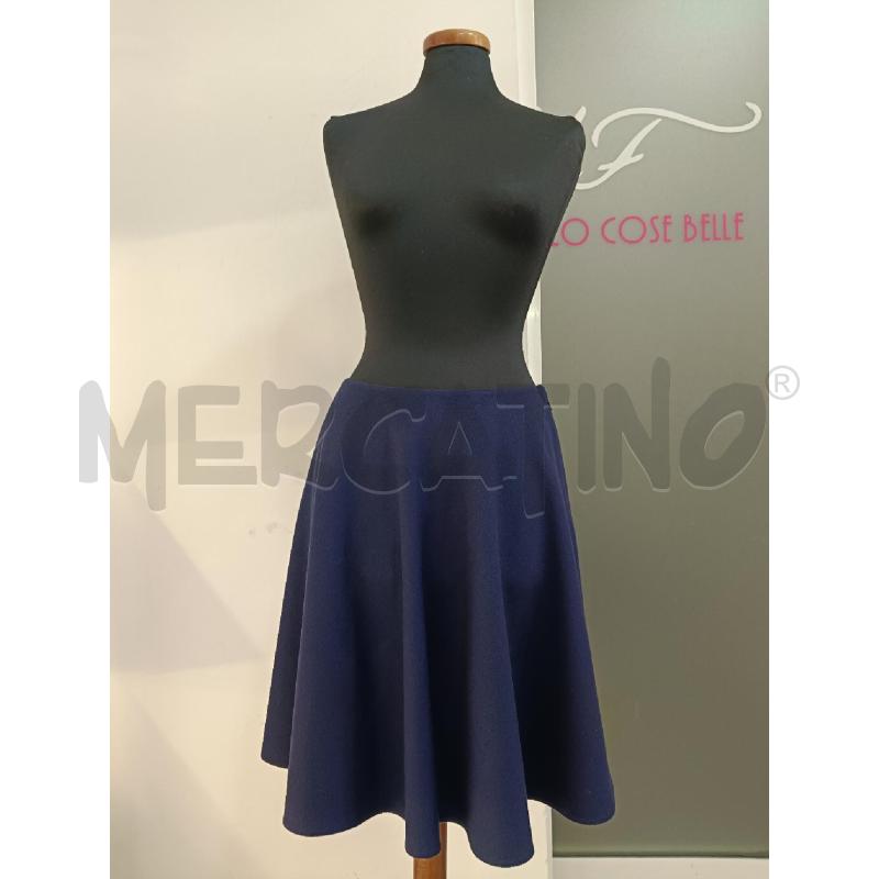 GONNA PRADA BLU 100%CACHEMIRE | Mercatino dell'Usato Roma gregorio vii 1