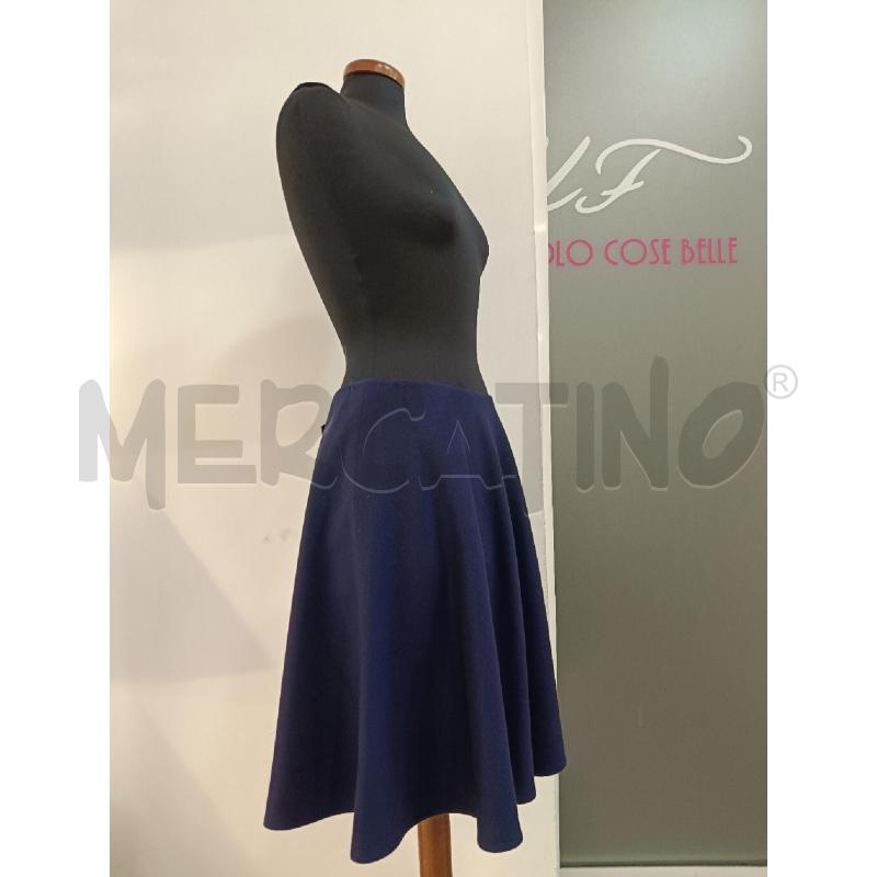 GONNA PRADA BLU 100%CACHEMIRE | Mercatino dell'Usato Roma gregorio vii 2