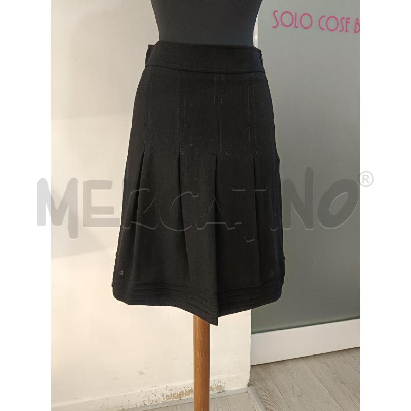 GONNA VALENTINO NERA PIEGHE | Mercatino dell'Usato Roma gregorio vii 1