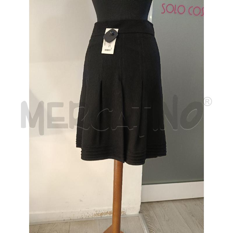 GONNA VALENTINO NERA PIEGHE | Mercatino dell'Usato Roma gregorio vii 3
