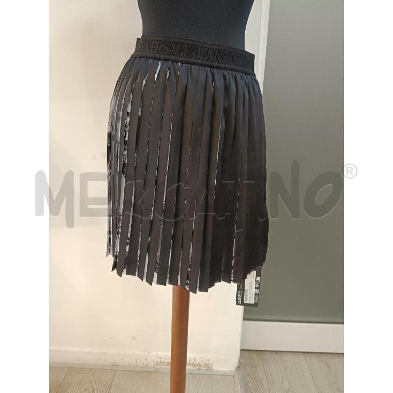 GONNA VERSACE JEANS COUTURE NERA PLISSE FANT BIANCA | Mercatino dell'Usato Roma gregorio vii 1