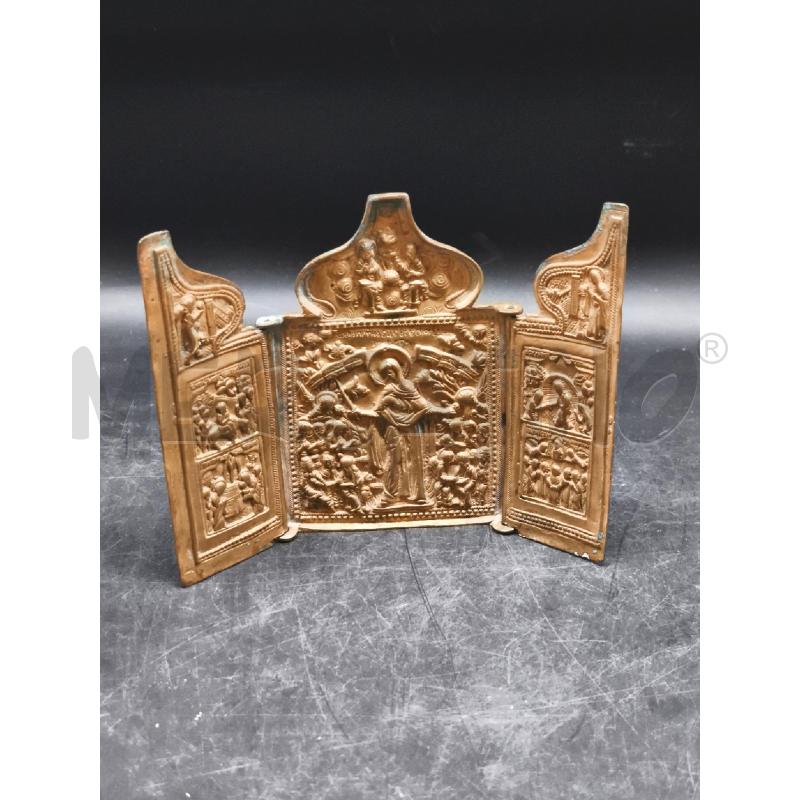 ICONA BRONZO RELIGIOSA 12X16 | Mercatino dell'Usato Roma gregorio vii 1