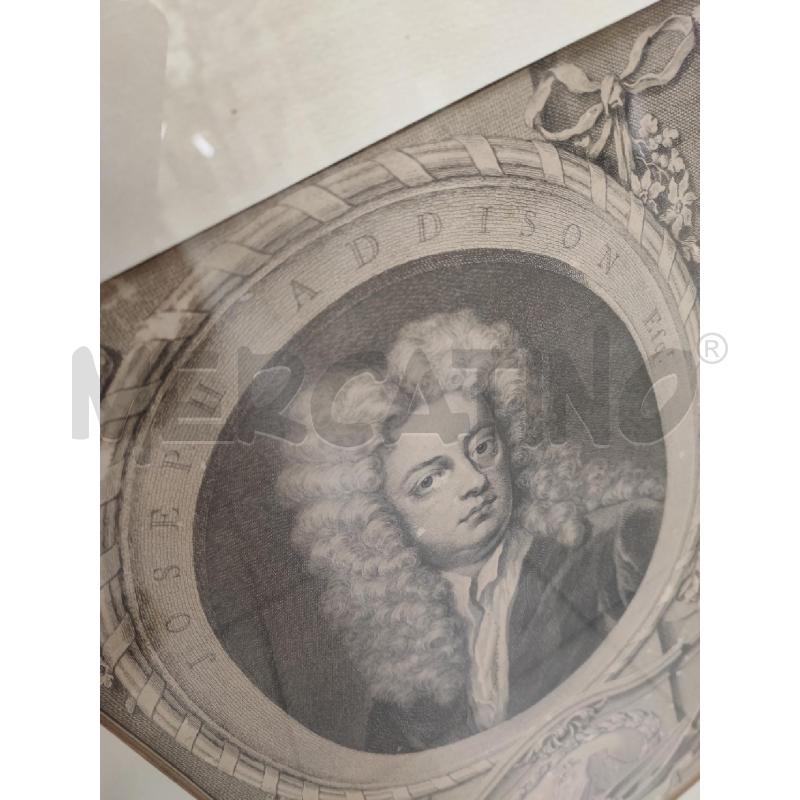 INCISIONE HOUBRAKEN JAKOB VISO ADDISON  | Mercatino dell'Usato Roma gregorio vii 3