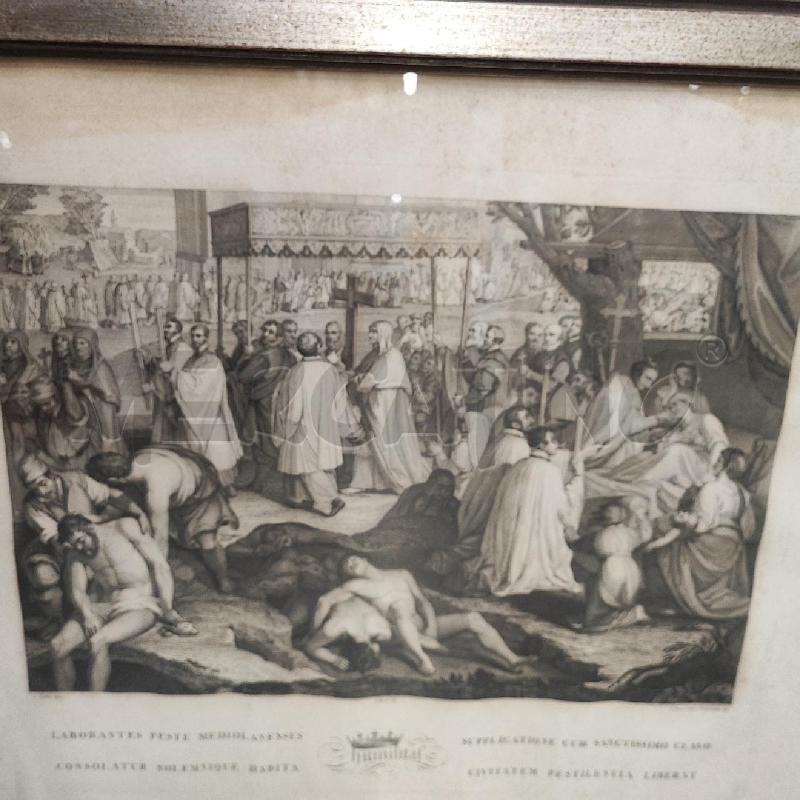 INCISIONE LABORANTES PESTE MEDIOLANENSES | Mercatino dell'Usato Roma gregorio vii 2