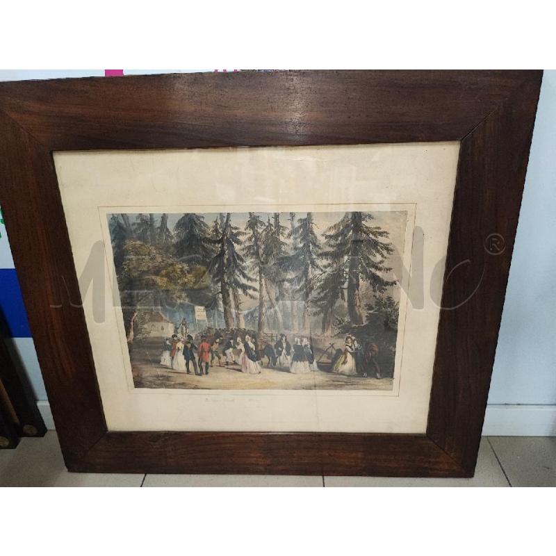 INCISIONE PERSONE BOSCO CORN LEGNO  | Mercatino dell'Usato Roma gregorio vii 1