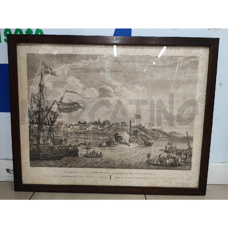 INCISIONE PUERTO DE TARRAGONA  | Mercatino dell'Usato Roma gregorio vii 1
