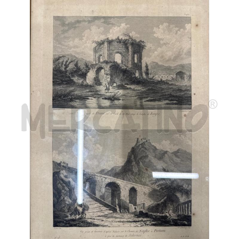 INCISIONE TEMPIO DE DIANE  | Mercatino dell'Usato Roma gregorio vii 2