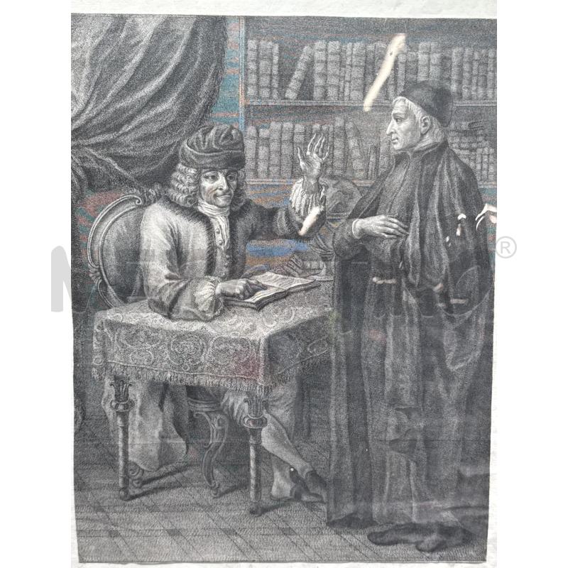 INCISIONE VINCENZO GIACONI UOMINI SCRIVANI | Mercatino dell'Usato Roma gregorio vii 2
