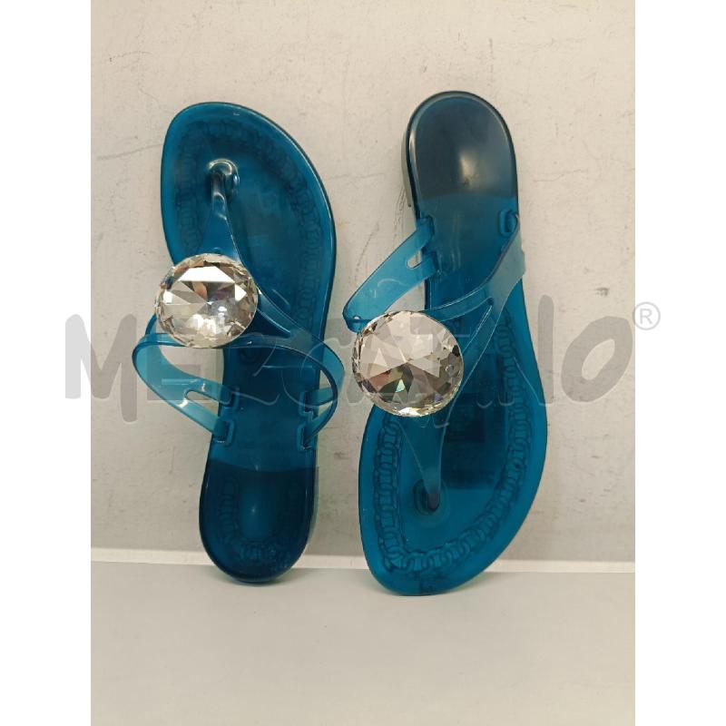 INFRADITO DONNA CASADEI BLU GOMMA STRASS GRANDE | Mercatino dell'Usato Roma gregorio vii 2