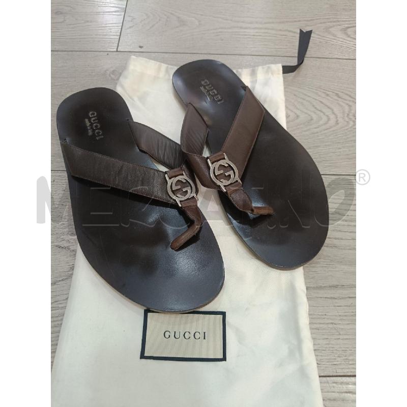 INFRADITO UOMO GUCCI MARRONE DOPPIA G | Mercatino dell'Usato Roma gregorio vii 1