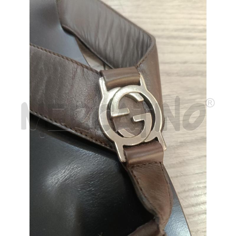 INFRADITO UOMO GUCCI MARRONE DOPPIA G | Mercatino dell'Usato Roma gregorio vii 2