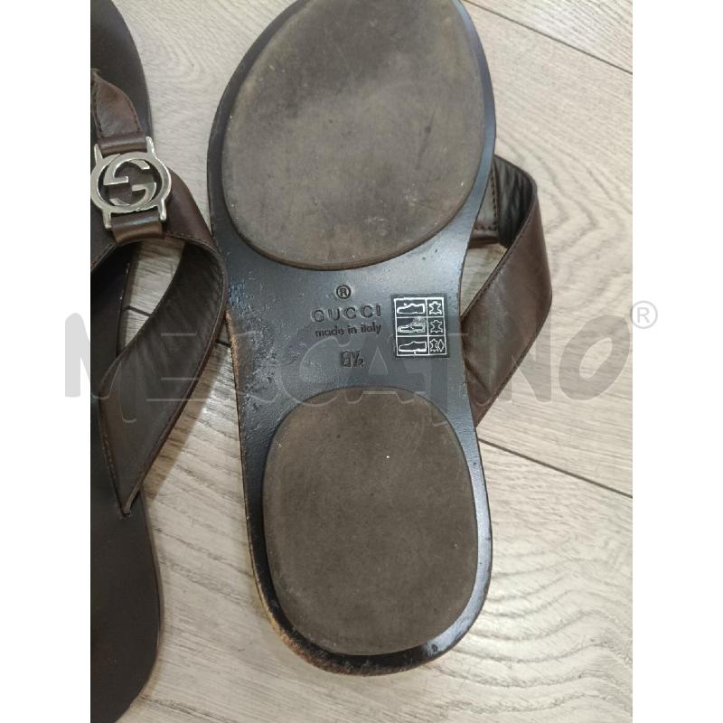 INFRADITO UOMO GUCCI MARRONE DOPPIA G | Mercatino dell'Usato Roma gregorio vii 5