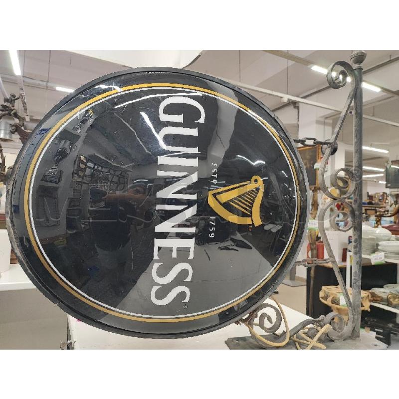 INSEGNA GUINNESS NERA  | Mercatino dell'Usato Roma gregorio vii 1
