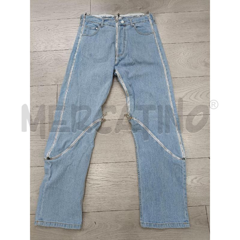 JEANS AMENDMENT DENIM PROFILI BIANCHI CON ZIP  | Mercatino dell'Usato Roma gregorio vii 1