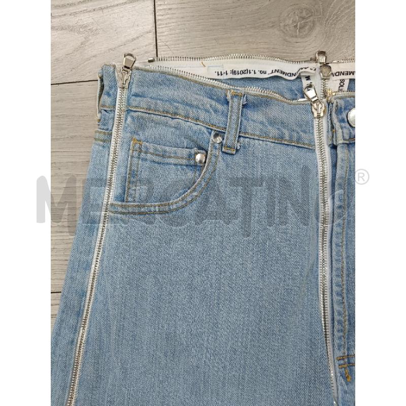 JEANS AMENDMENT DENIM PROFILI BIANCHI CON ZIP  | Mercatino dell'Usato Roma gregorio vii 2