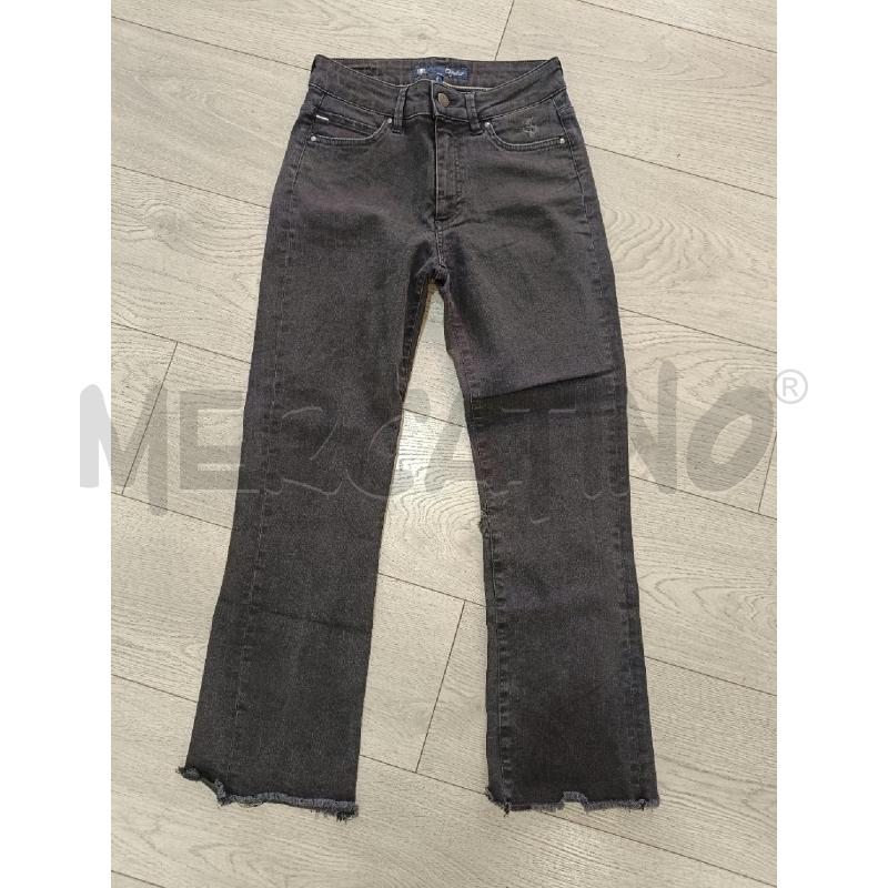 JEANS DONNA CIGALA NERO SFRANGIATO | Mercatino dell'Usato Roma gregorio vii 1