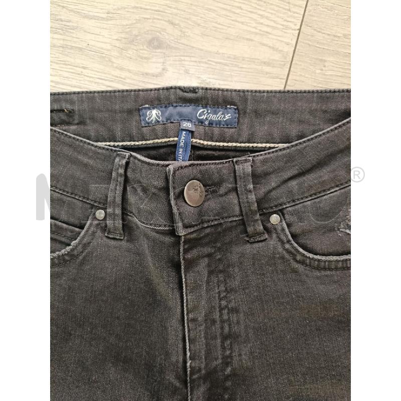 JEANS DONNA CIGALA NERO SFRANGIATO | Mercatino dell'Usato Roma gregorio vii 3