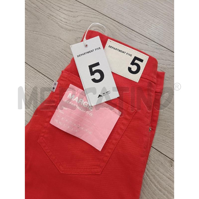 JEANS DONNA DEPARTMENT FIVE ROSSO  | Mercatino dell'Usato Roma gregorio vii 2