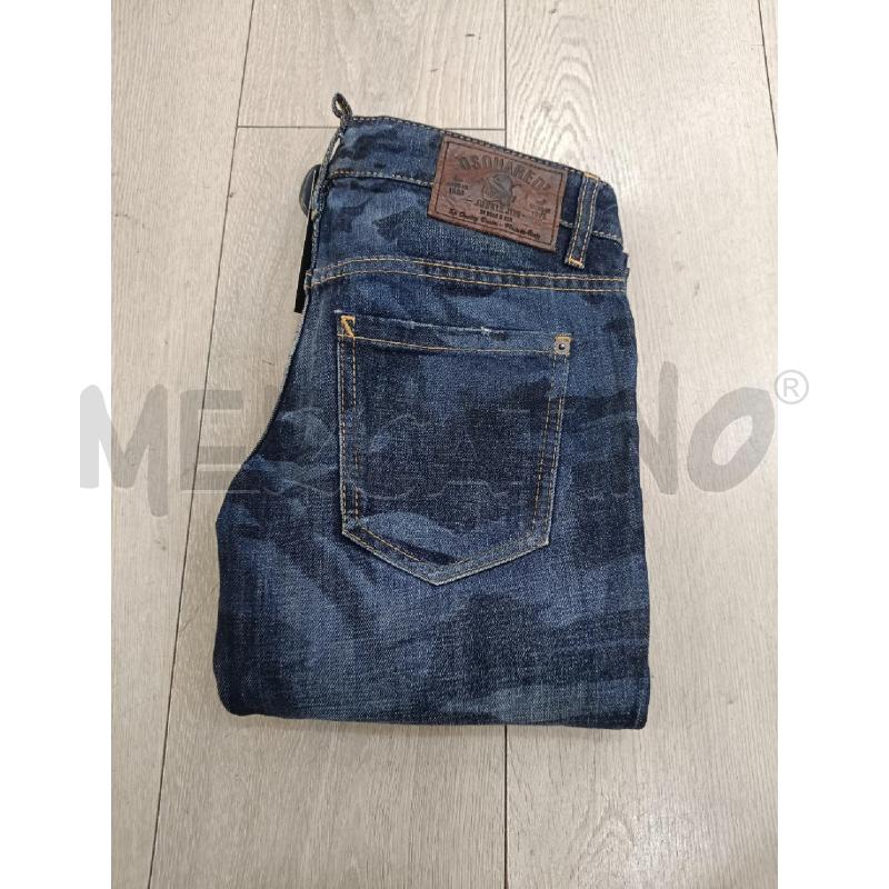 JEANS DONNA DSQUARED TRAMA CAMOUFLAGE | Mercatino dell'Usato Roma gregorio vii 1