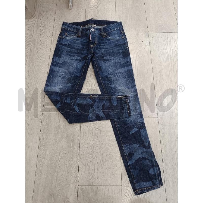 JEANS DONNA DSQUARED TRAMA CAMOUFLAGE | Mercatino dell'Usato Roma gregorio vii 2
