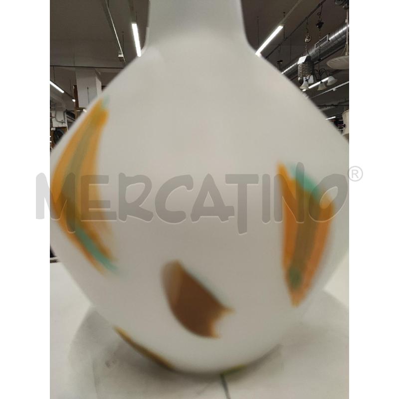 LAMPADARIO VINTAGE VETRO BIANCO SFUMATURE | Mercatino dell'Usato Roma gregorio vii 3
