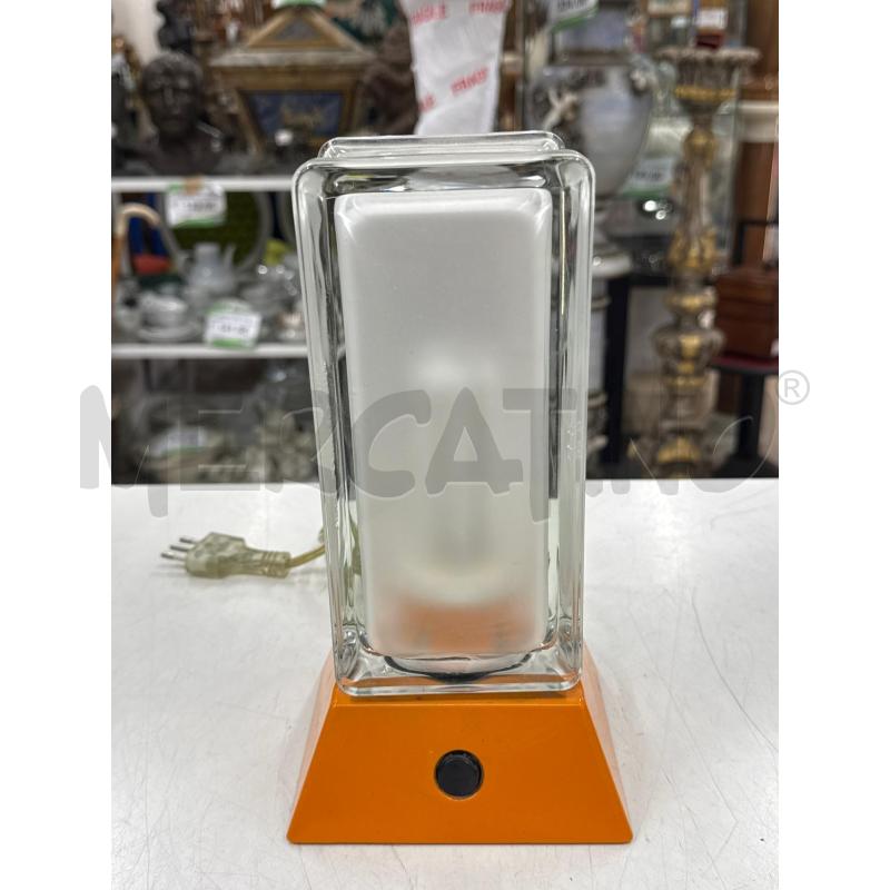 LAMPADA ARANCIONE VETROARREDO  | Mercatino dell'Usato Roma gregorio vii 1