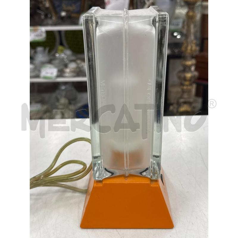 LAMPADA ARANCIONE VETROARREDO  | Mercatino dell'Usato Roma gregorio vii 2