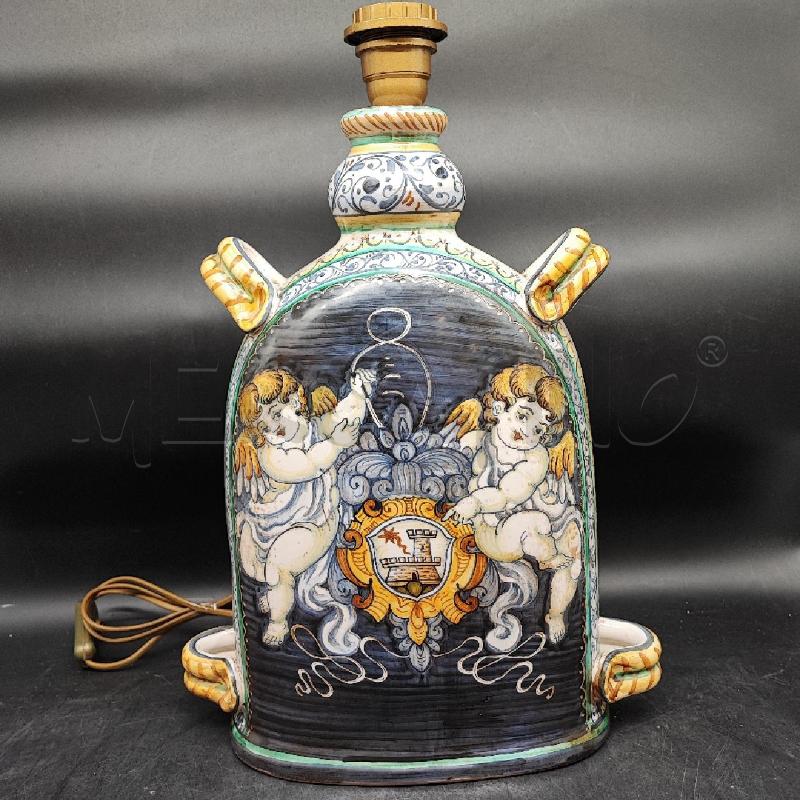 LAMPADA CERAMICA PUTTI CASTELLI  | Mercatino dell'Usato Roma gregorio vii 1