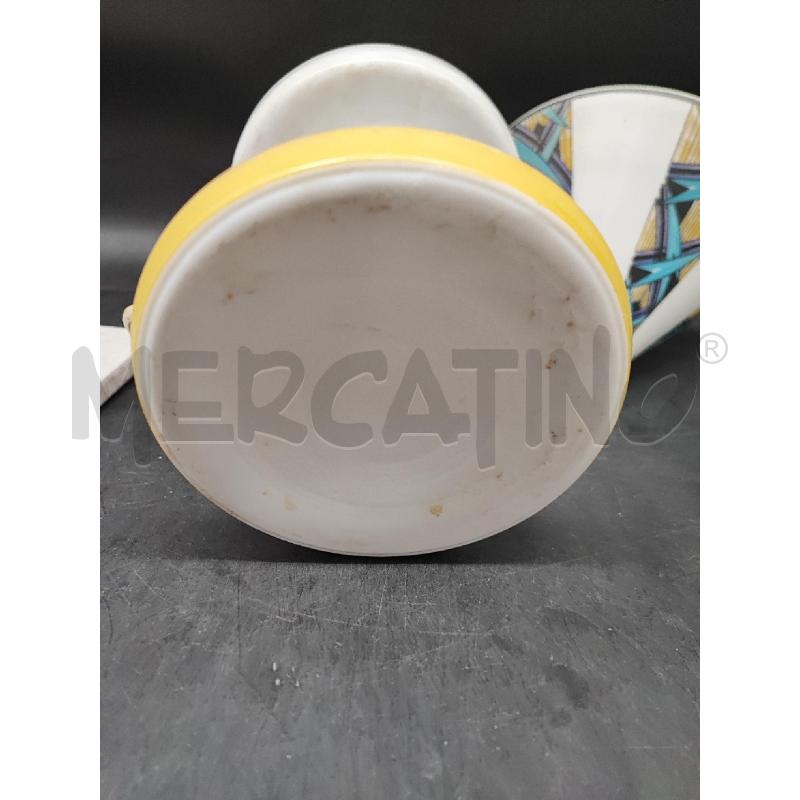LAMPADA DECO' VETRO BIANCO DECORI BLU  | Mercatino dell'Usato Roma gregorio vii 4