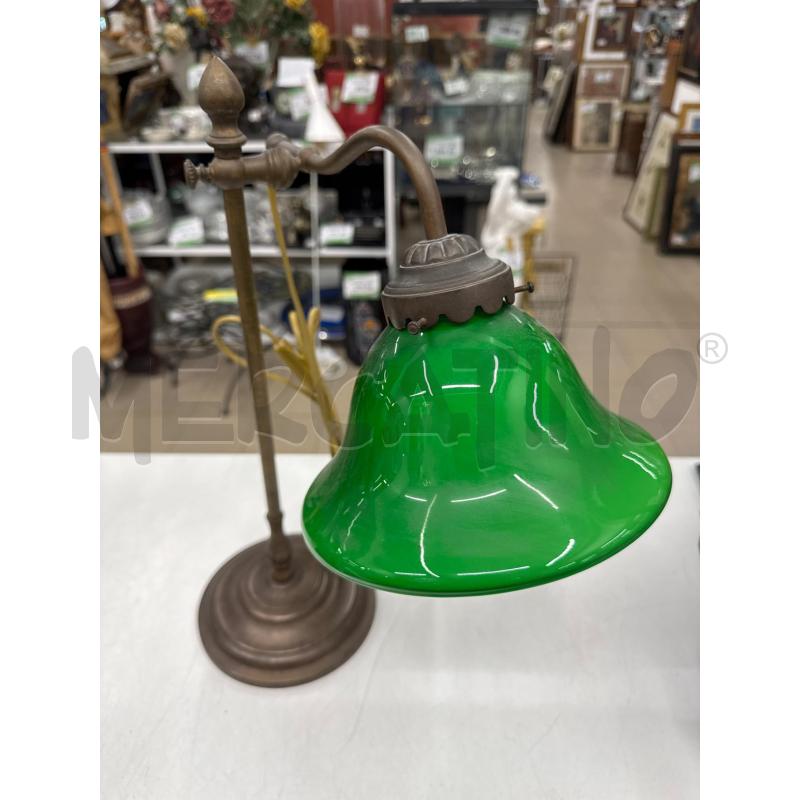 LAMPADA METALLO COPPA VETRO VERDE | Mercatino dell'Usato Roma gregorio vii 2