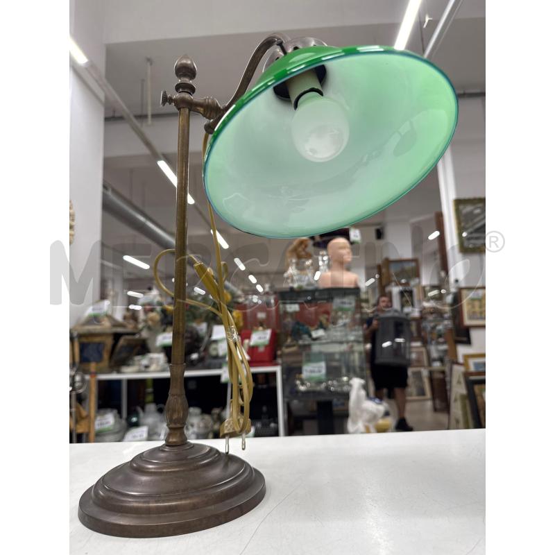 LAMPADA METALLO COPPA VETRO VERDE | Mercatino dell'Usato Roma gregorio vii 3