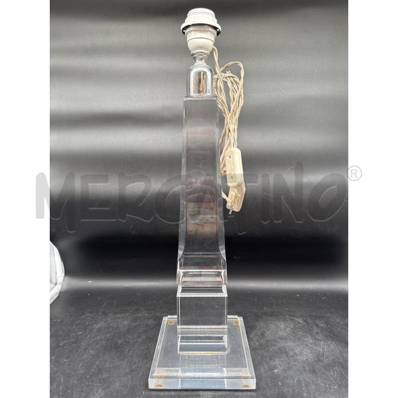 LAMPADA PLEXIGLASS BASE QUADRATA  | Mercatino dell'Usato Roma gregorio vii 1