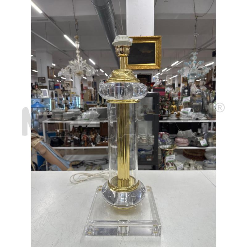 LAMPADA PLEXIGLASS COLONNA DORATA  | Mercatino dell'Usato Roma gregorio vii 1