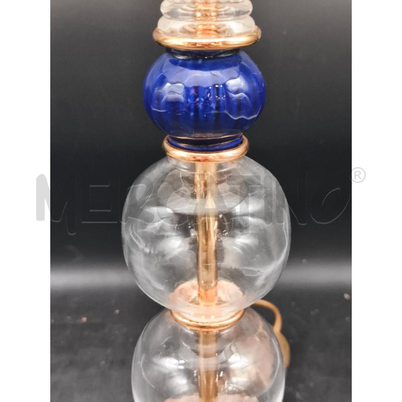 LAMPADA VETRO SOFF BASE CER BLU | Mercatino dell'Usato Roma gregorio vii 3