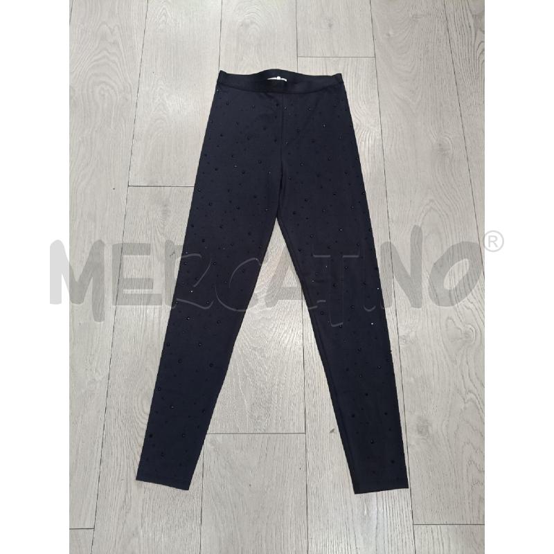 LEGGINGS DONNA SANDRO NERO STRASS | Mercatino dell'Usato Roma gregorio vii 1