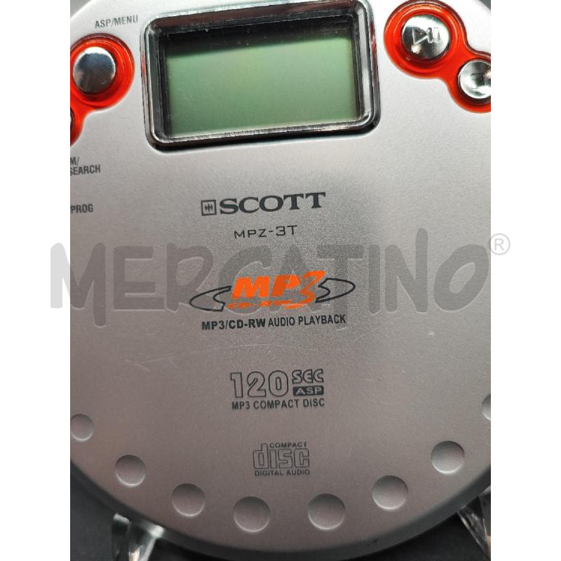 LETTORE CD SCOTT PORTATILE MP3 + CARIC | Mercatino dell'Usato Roma gregorio vii 2