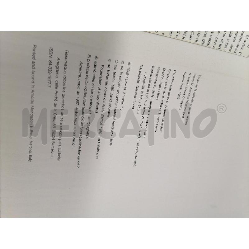 LIBRO ARTE WARHOL ANAGRAMA | Mercatino dell'Usato Roma gregorio vii 2