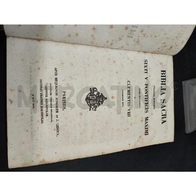 LIBRO BIBLIA SACRA VULGATA | Mercatino dell'Usato Roma gregorio vii 2